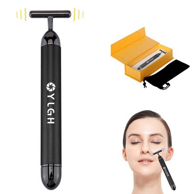 T Shaped Facial Massager Bar With Case