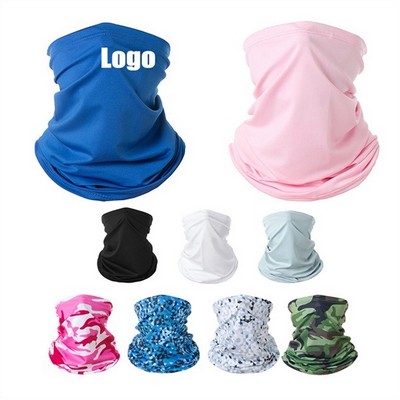 Cooling Neck Gaiter in Seamless Tube Bandana Style