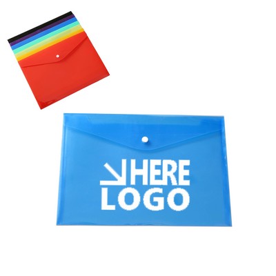 Transparent Buckle Document Folder