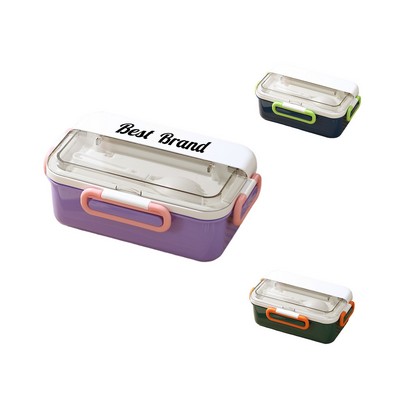Compact Bento Box With Fork & Spoon