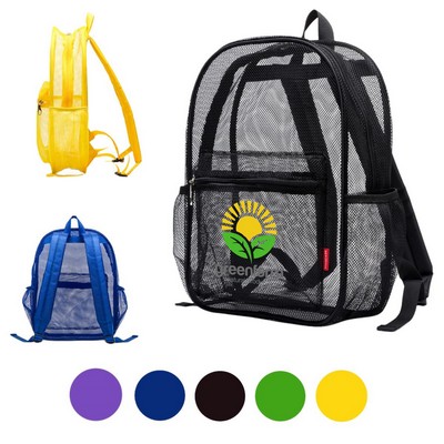 Multi Color Custom Mesh Backpack