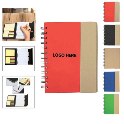 Eco-Friendly Recycled Magnetic Journal Set