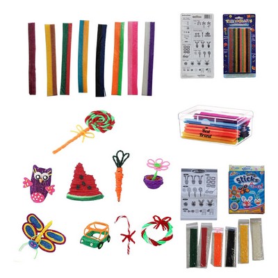 Wax Craft Sticks For Kids Diy Art 100Pcs