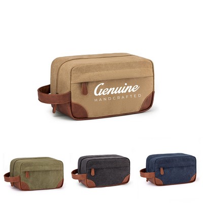 Canvas Toiletry Bag