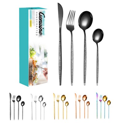 24 Pieces Stainless Steel Utensil Set