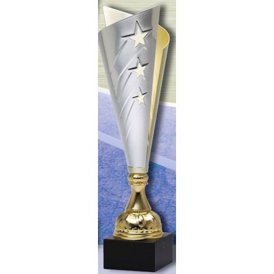 15" Metal Star Cup on marble base