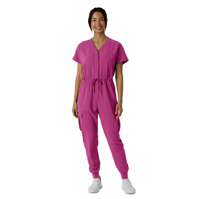 Wink - Renew - Women's Seven-Pocket Cargo Jogger Jumpsuit