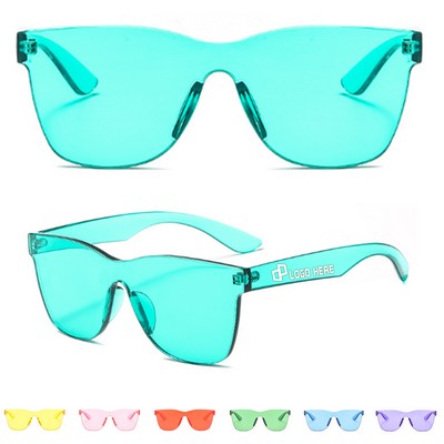 Retro Rimless Sunglasses