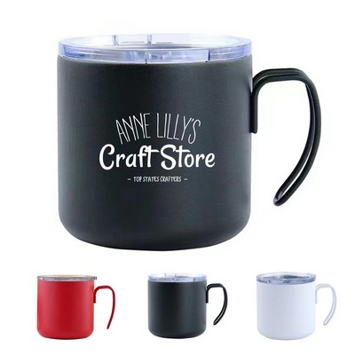 12 Oz Stainless Steel Dual-layer Insulated Mug
