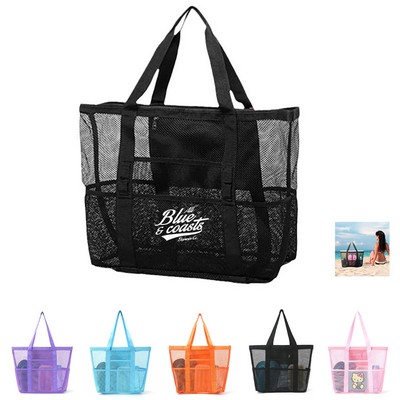 Beach Mesh Tote Bag