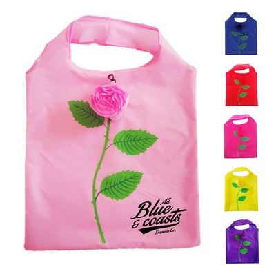 Rose Foldable Shopping Bag