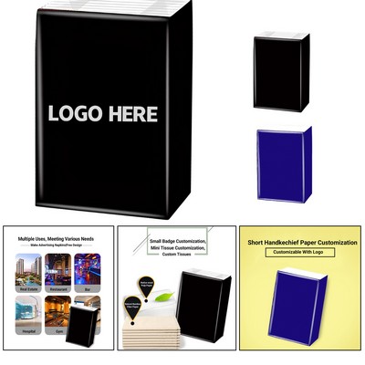 3-Layer 10-Sheet Facial Tissues with Personalized Logo