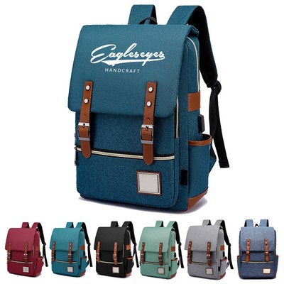 Retro Canvas Backpack