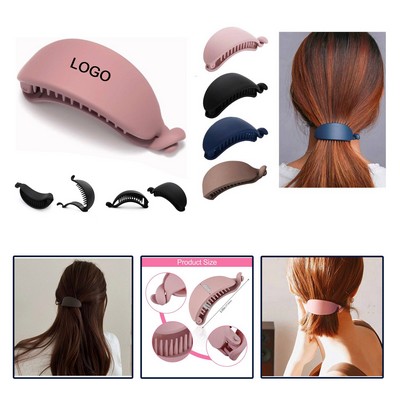 SYHENRY252Frosted Banana Hair Clip