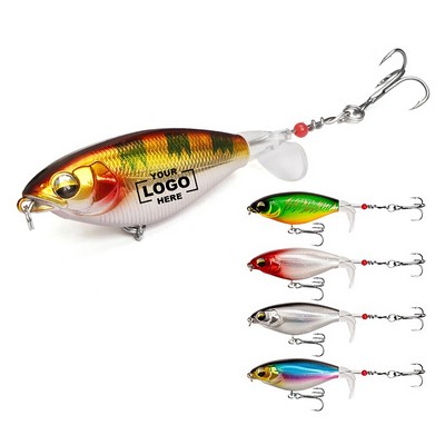 Floating Tractor Fishing Lure with 3D Design.
