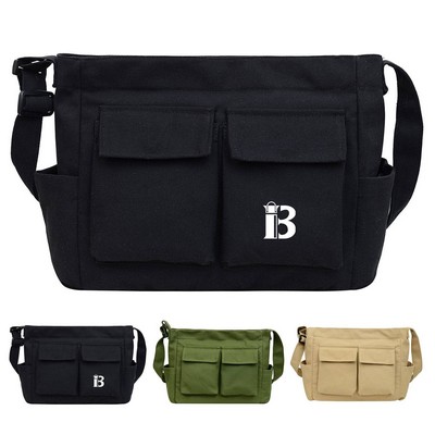Multi-Pocket Large Capacity Canvas Bag