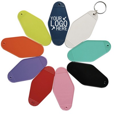 Retro Style Motel Style Key Tag
