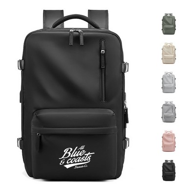 Lightweight USB Charging Travel Backpack