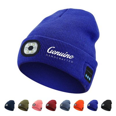 LED Lighted Bluetooth Beanie Hat