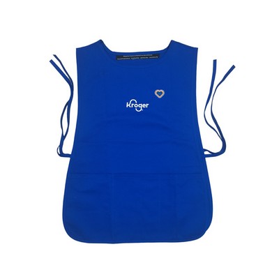 Side-Tie Vest Apron Durable Poly Cotton Blend