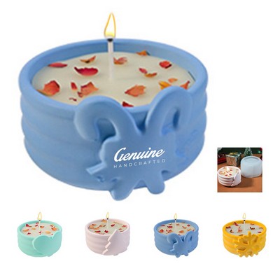 Smokeless Snowflake Christmas Tree Candle