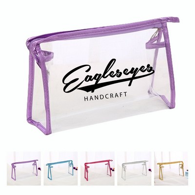 Zippered Travel Cosmetic Pouch