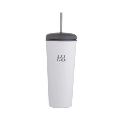 24 Oz. High Temperature Resistant Double-Layer Plastic Water Cup