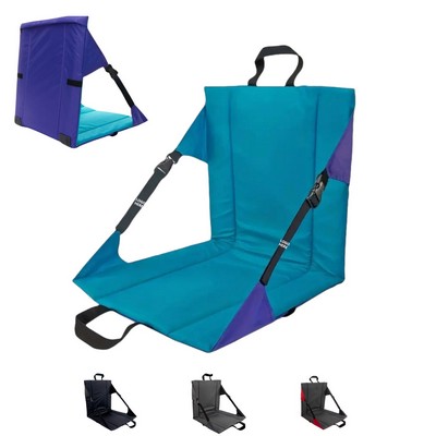 Outdoor Foldable Seat Cushion W/ Backrest