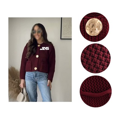Knitted Sweater Jacket
