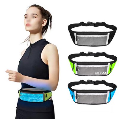 LED Glow Waist Bag for Night Visibility & Safety