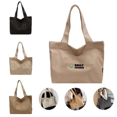Large Capacity Eco-Friendly Canvas Shoulder Tote Bag