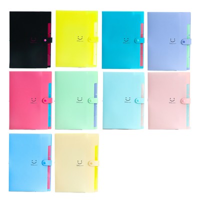 Expandable File Folder W/ Elastic Closure