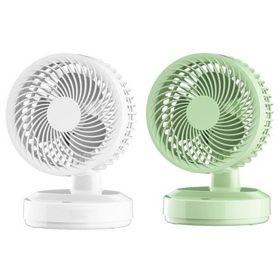 Rechargeable Air Circulation Fan With Adjustable Speed
