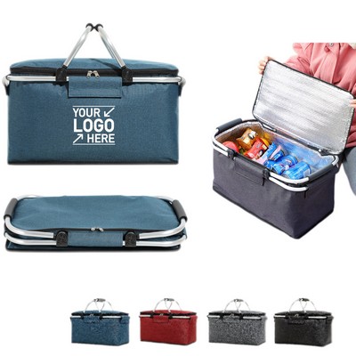Foldable Insulated Picnic Basket