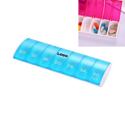 Color-Coded Weekly Pill Box