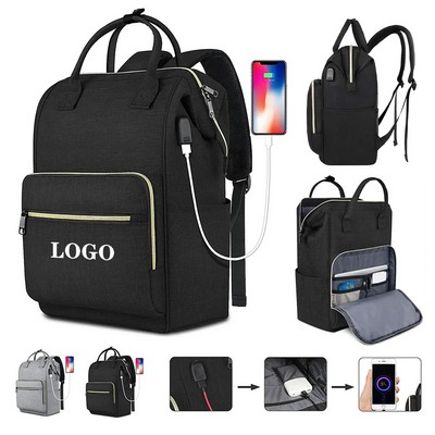 USB Charging Laptop Backpack