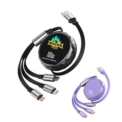 3-in-1 Retractable Fast Charging Cable