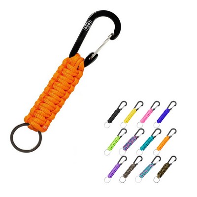 2 Inch Aluminum Umbrella Cord Keychain