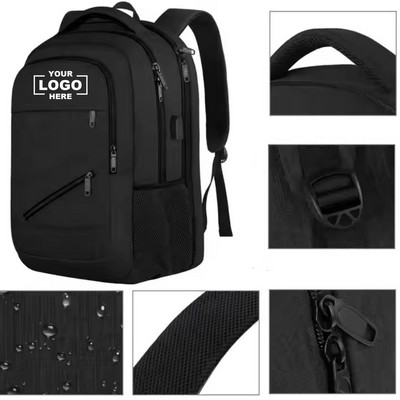 USB Charging Laptop Backpack: Padded Straps, Anti-Theft Design