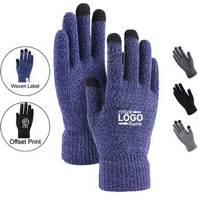 Thick 3 Finger Touch Screen Gloves