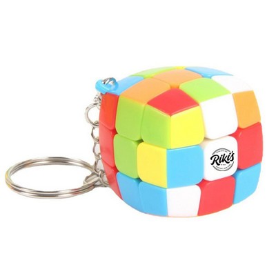 Colorful Mini Rubik's Cube Keychain