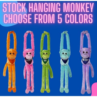 16" Hanging Monkey Stuffed Animal