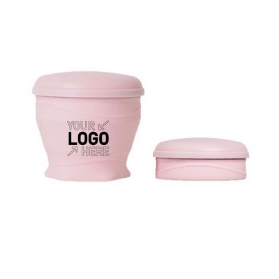 180ML Silicone Folding Camping Cup with Lids