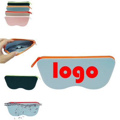Silicone Zipper Glasses Bag