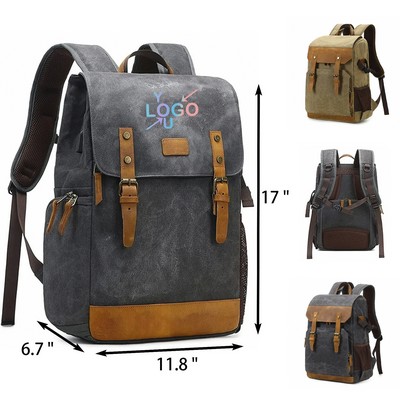 20L Vintage Camera Backpack