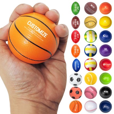 Mini PU Sports Stress Balls