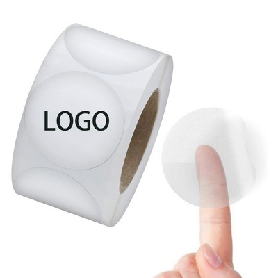 2"Custom Clear Stickers Transparent Roll