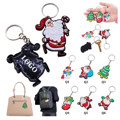Soft-Touch Novelty Keychain