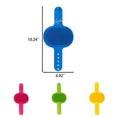 Dog Grooming Glove Brush Scrubber