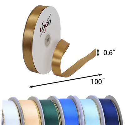 0.6 Inches x 100 Yards Personalized Gift Ribbon